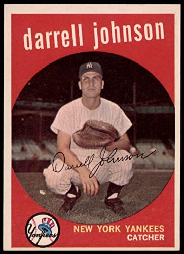 1959 Topps 533 Darrell Johnson New York Yankees Ex/Mt Yankees