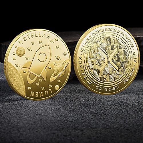 אוסף מטבעות דקורטיביים עם מארז מגן מטבעות מזל מטבעות דיגיטלי מלאכה