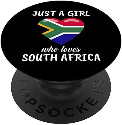 סתם ילדה שאוהבת מתנה לטיולים בדרום אפריקה דרום אפריקה פופ -סוזה אוחזת ועומדת לטלפונים וטבליות