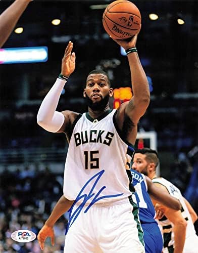 גרג מונרו חתם על 8x10 Photo PSA/DNA Milwaukee Bucks חתימה - תמונות NBA עם חתימה
