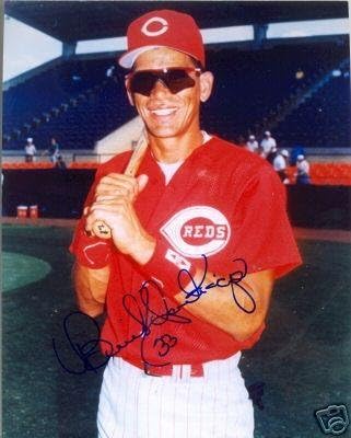 בניטו סנטיאגו סינסינטי אדומים חתמו 8x10 צילום w/coa - תמונות MLB עם חתימה