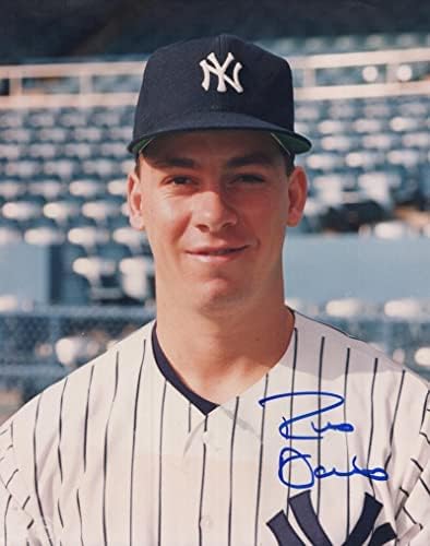 רוס דייוויס ניו יורק ינקי חתימה על חתימה 8x10 צילום עם COA - תמונות MLB עם חתימה