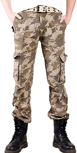 מכנסי מטען מתאימים לאתלטיקה מכנסיים מזדמנים מכנסיים צבא צבאי מכנסיים מכנסי קרב כותנה רחבים