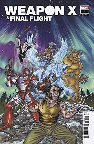 גיבורים שנולדו מחדש: נשק איקס וטיסה אחרונה 1 א וי-אף / נ. מ.; ספר קומיקס מארוול
