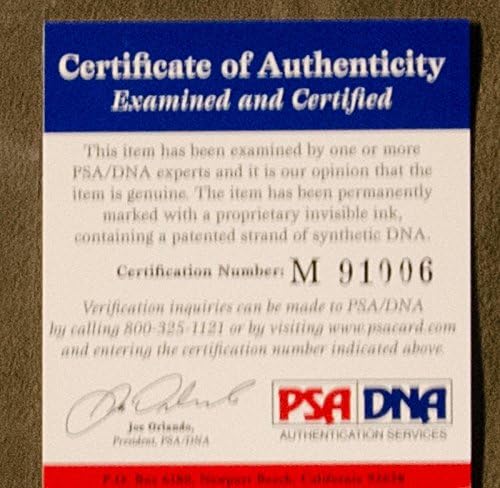 פרנק תומאס חתימה 16X20 Photo אותנטי PSA/DNA