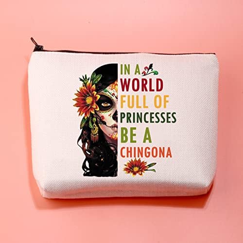 מקסיקני ילדה תיק קוסמטי בעולם מלא של נסיכות להיות צ ' ינגונה איפור תיק קשוח נשים מתנה