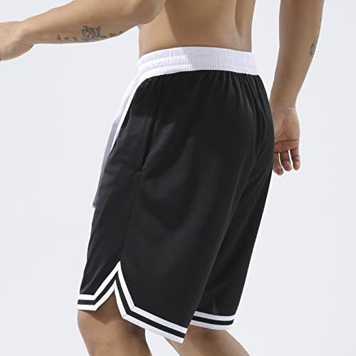 מכנסיים קצרים אתלטיים AOPAOSP פעילים לגברים המריצים, מכנסי כדורסל גברים עם כיסי רוכסן