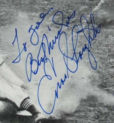 Enos Slaught חתום על חתימה אוטומטית 8x10 צילום XIII - תמונות MLB עם חתימה