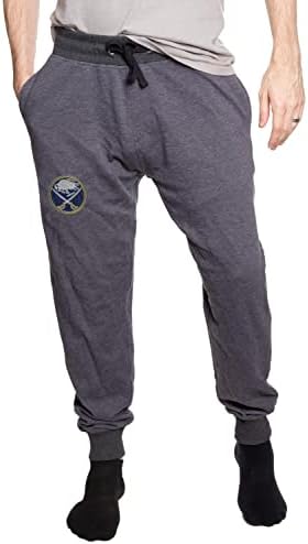 Calhoun Mens מורשה רשמית NHL צרפתית טרי מחודדת רזה רזה רזה מכנסי טרנינג בסגנון