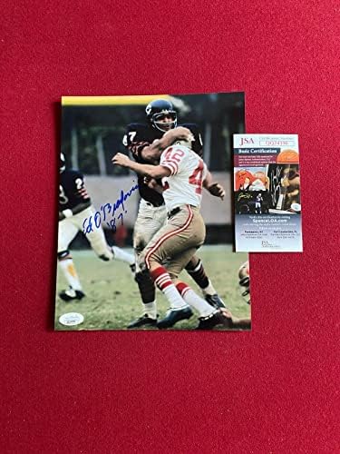 אד אוברדוביץ ', עם חתימה 8x10 צילום נדיר/וינטג' - תמונות NFL עם חתימה