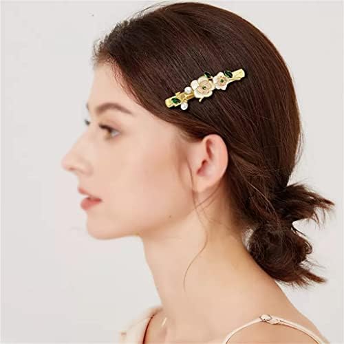 Uysvgf סדרת Camellia שיער קליפ נקבה בצד האחורי של הקליפ העליון הראש יפני ופנינה קוריאנית קליפ