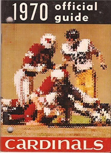 סנט לואיס קרדינלס NFL 1970 מדריך מדיה צוותי מצב יפה וינטג 'נדיר - תוכניות NFL