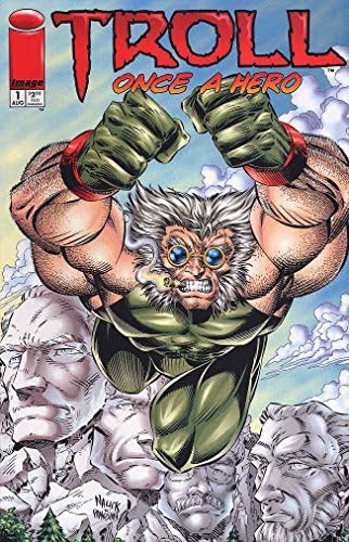 טרול: פעם גיבור 1 וי-אף/נ. מ.; ספר קומיקס תמונה / עטיפת הר ראשמור