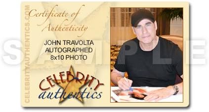 ג'ון טרבולטה חתימה 8x10 צילום סוער