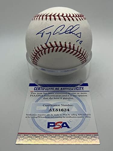 טרי קולינס אסטרוס מטס חתום על חתימה חתימה רשמית MLB בייסבול PSA DNA *4 - כדורי חתימה