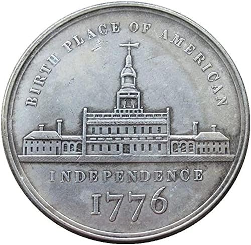 מטבעות אמריקאים וושינגטון 1776 מטבע עותק עותק יער מטבע זיכרון מטבע
