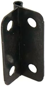 Faotup 24 יחידים ברזל צירי וינטג 'קטנים שחורים, צירי מיני למלאכה שחורים, צירי דלתות קטנות 1 אינץ', צירי מיני דקורטיביים, צירים שחורים