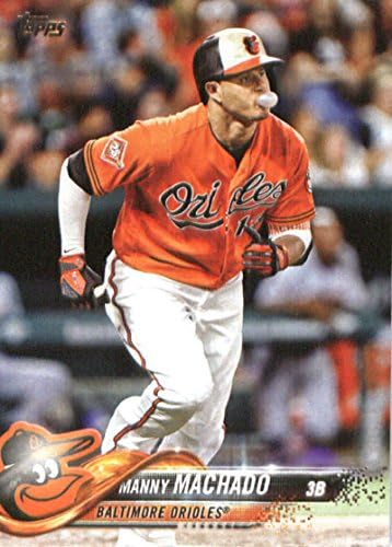 2018 Topps 25 Manny Machado Baltimore Orioles כרטיס בייסבול