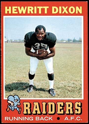 1971 Topps 95 Hewritt Dixon Oakland Raiders לשעבר Raiders Florida A & M