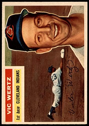 1956 Topps 300 Vic Wertz Cleveland Indians Ex/MT Indians