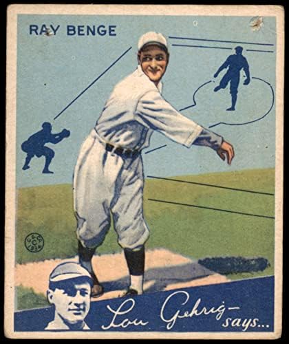 1934 Goudey 24 Ray Benge Brooklyn Dodgers Fair Dodgers